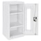 Global Industrial Assembled Clear View Wall Storage Cabinet, 13-3/4x12-3/4x30, Off White 270017WH - alternate 1